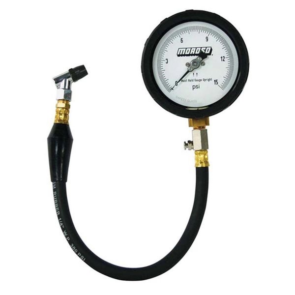 Moroso TIRE GAUGE, 15 PSI, 4 IN 89552